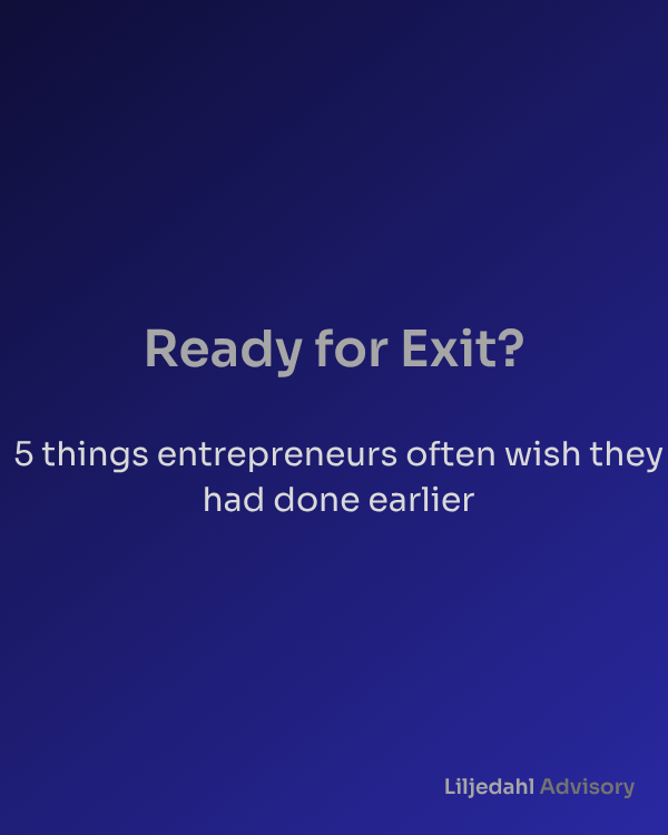 Ready for Exit?, originalsida 1